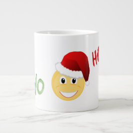 Emoji Kerstkerstbeker Extra Grote Mok