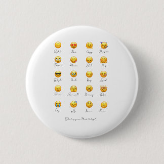 Emoji-knoppen Ronde Button 5,7 Cm