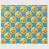 Emoji Laughing Cadeaupapier (Vlak)