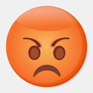Emoji Mad Face Magneet