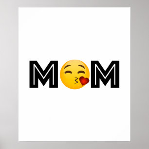 Emoji mama Day Funny Poster