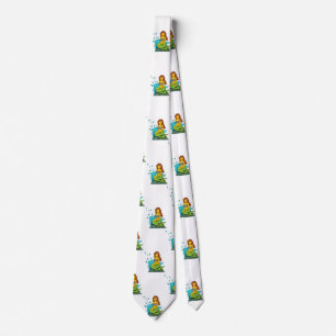 emoji mermaid mannen necktie stropdas menskleding