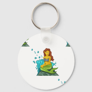 emoji mermaid sleutelhanger
