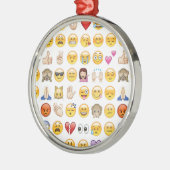 emoji metalen ornament (Links)