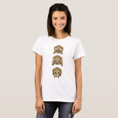 Emoji Monkeys T-shirt (Voorkant volledig)