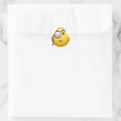 emoji monocle driehoek sticker (Tas)