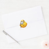 emoji monocle driehoek sticker (Envelop)