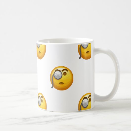 emoji monocle koffiemok (Rechts)
