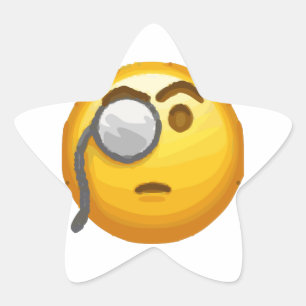 emoji monocle ster sticker