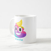 Emoji Mug Rainbow Poop (Devant gauche)