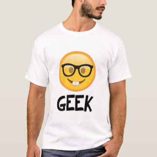 Emoji Nerd Geek T-shirt