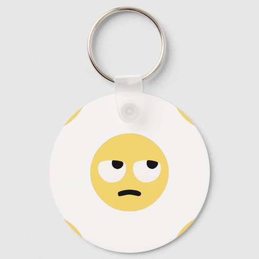 emoji oogrollen sleutelhanger (Voorkant)