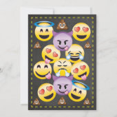 Emoji Party OMG Birthay Invitation (Dos)
