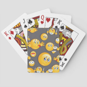 Emoji Patroon 2 Pokerkaarten