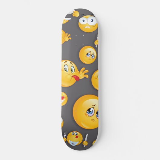 Emoji Patroon 2 Skateboard (Voorkant)
