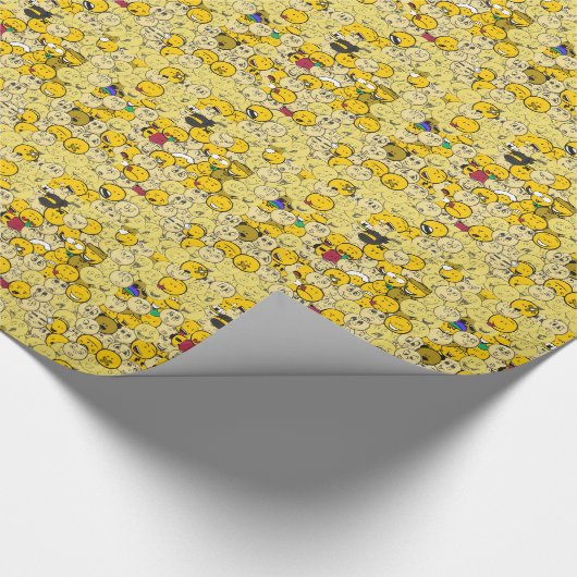 Emoji Pattern Cadeaupapier (Hoek)