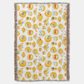 Emoji Pattern Deken (Voorkant Verticaal)