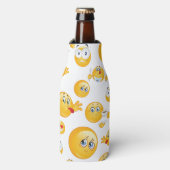 Emoji Pattern Flesjeskoeler (Fles Voorkant)