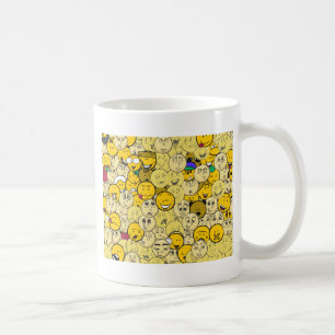 Emoji Pattern Koffiemok