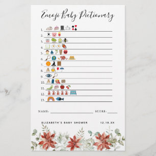 Emoji Pictionary   BABY SHOWER