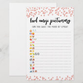 Emoji Pictionary spel Quiz met antwoorden (Voorkant / Achterkant)