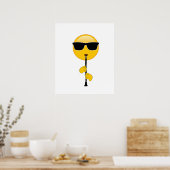 Emoji Plays Clarinet Poster (Keuken)