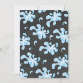 Emoji Pool Party Verjaardag Kaart (Achterkant)