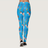 emoji poop christmas - leggings (Achterkant)