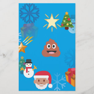 emoji poop kermas briefpapier