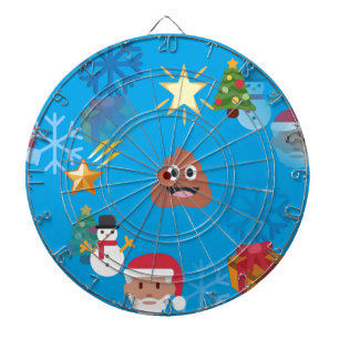 emoji poop kermas dartbord