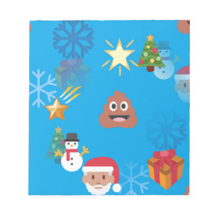 emoji poop kermas notitieblok