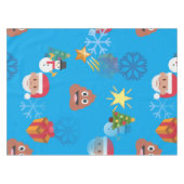 emoji poop nappe de noël (Devant (Horizontal))