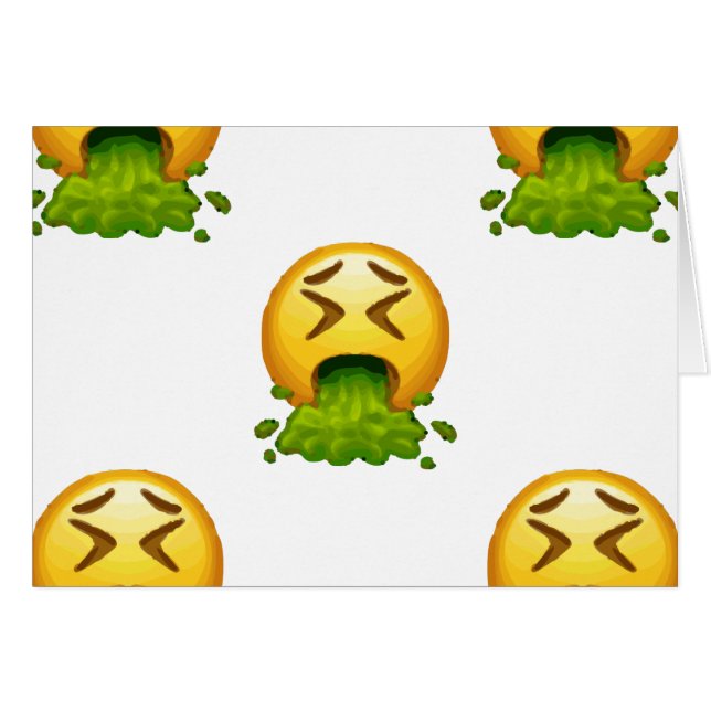 emoji puking (Voorkant Horizontaal)