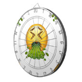 emoji puking dartbord (Voorkant Rechts)