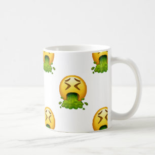 emoji puking koffiemok