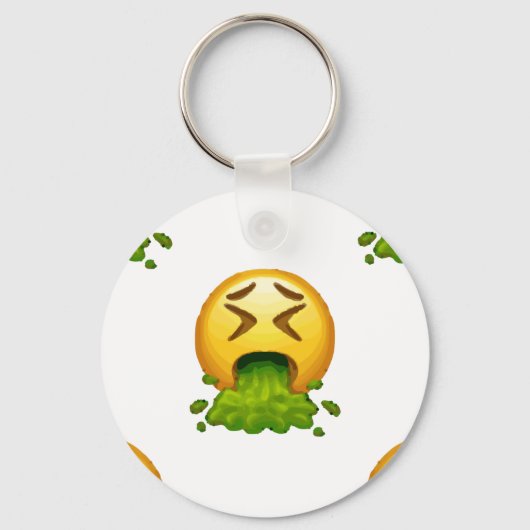emoji puking sleutelhanger (Voorkant)