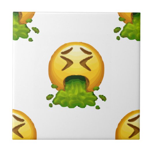 emoji puking tegeltje (Voorkant)