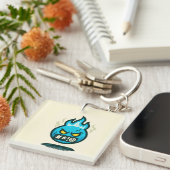 Emoji Razernij Sleutelhanger (Voorkant Rechts)