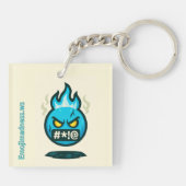 Emoji Razernij Sleutelhanger (Achterkant)