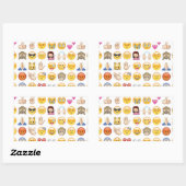 emoji rechthoekige sticker (Vel)