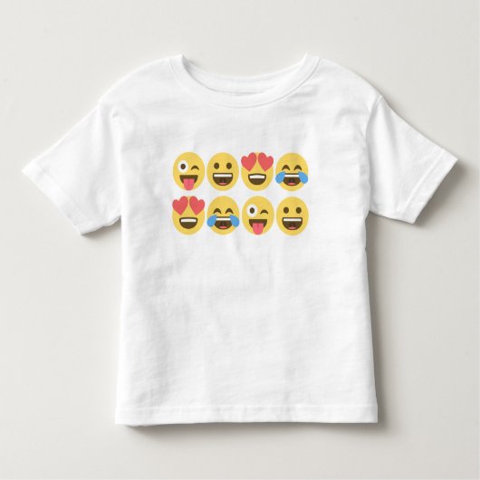 Emoji Shirt - Emoji Faces (Voorkant)