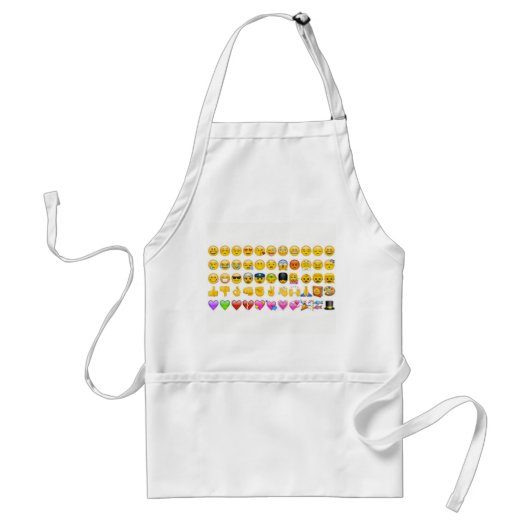 emoji standaard schort (Voorkant)