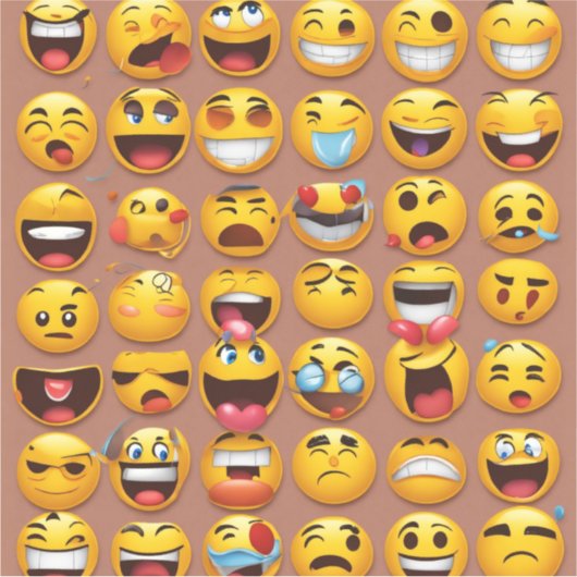 Emoji stickers grappig (Voorkant)
