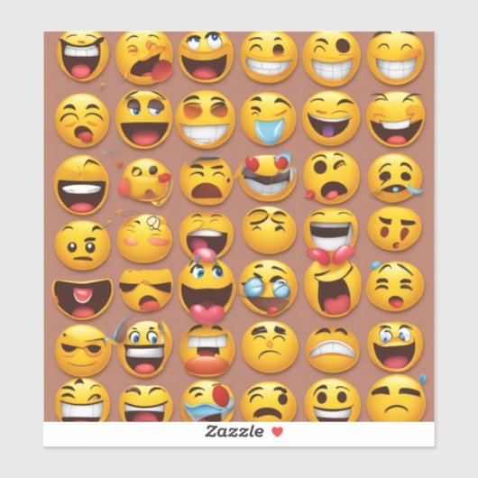 Emoji stickers grappig (Vel)