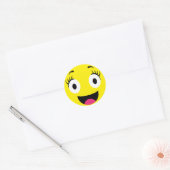 Emoji-Stickers Ronde Sticker (Envelop)