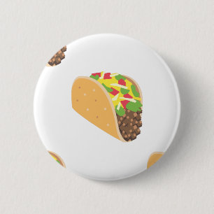 emoji taco ronde button 5,7 cm