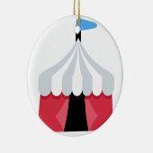 Emoji Twitter - Circus Tent Keramisch Ornament (Rechts)