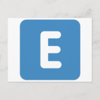 emoji Twitter - Letter E