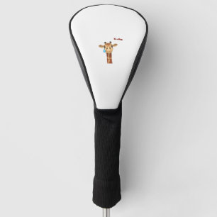 Emoji verdrietig huilen giraffe gezicht golfheadcover