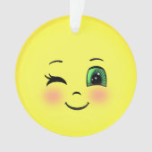 Emoji visage heureux soleil mignon (devant)